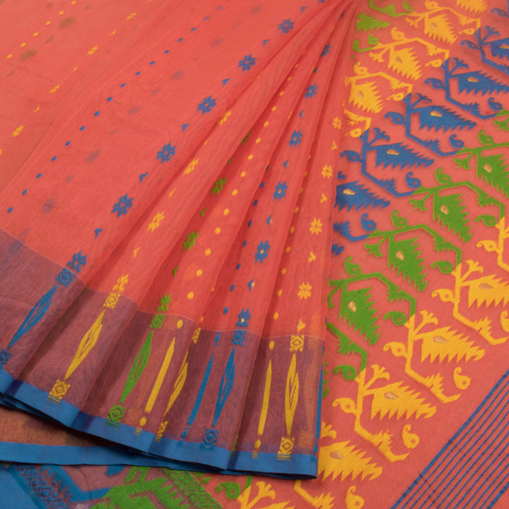Handloom Dhakai Style Cotton Saree 10057002