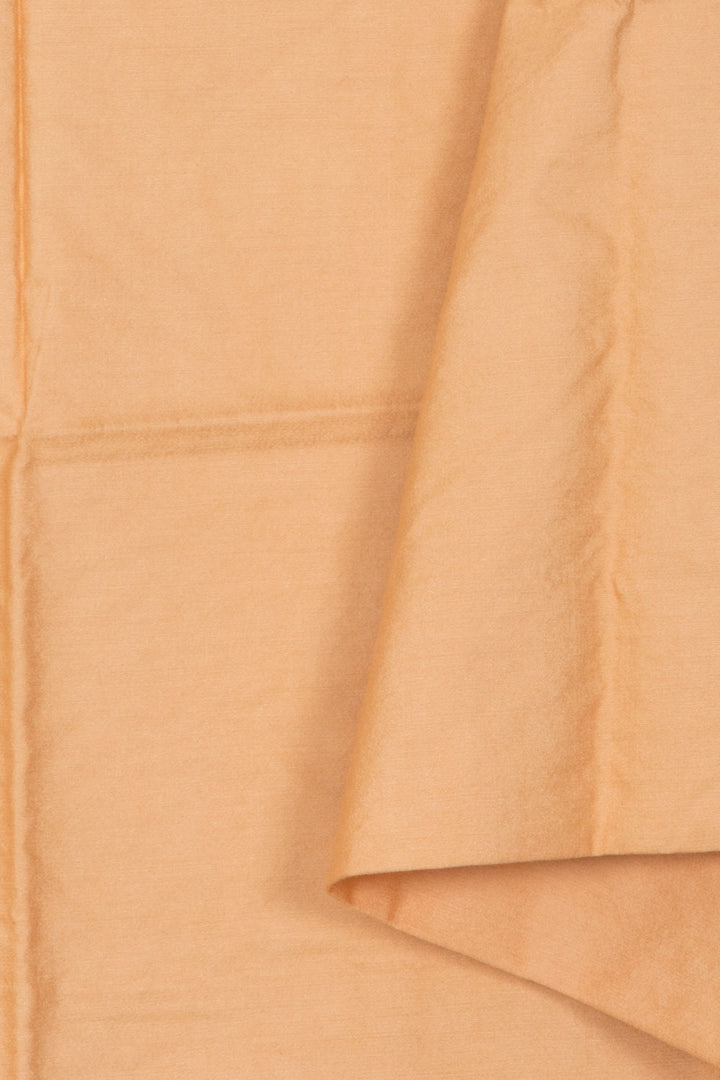 Butterscotch Orange  Banarasi Katrua Silk Salwar Suit Material 10061169