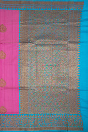 Handloom Banarasi Kadhwa Tussar Silk Saree 10061137