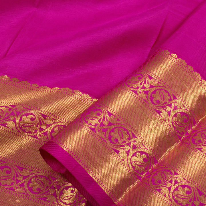 1 Year Size Pure Zari Kanchipuram Pattu Pavadai Material 10054643