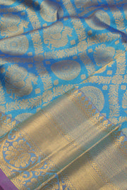 2 to 4 Year Size Pure Zari Kanjivaram Pattu Pavadai Material 10058070