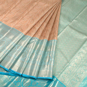 Handloom Pure Zari Bridal Korvai Kanjivaram Tissue Silk Saree 10055732