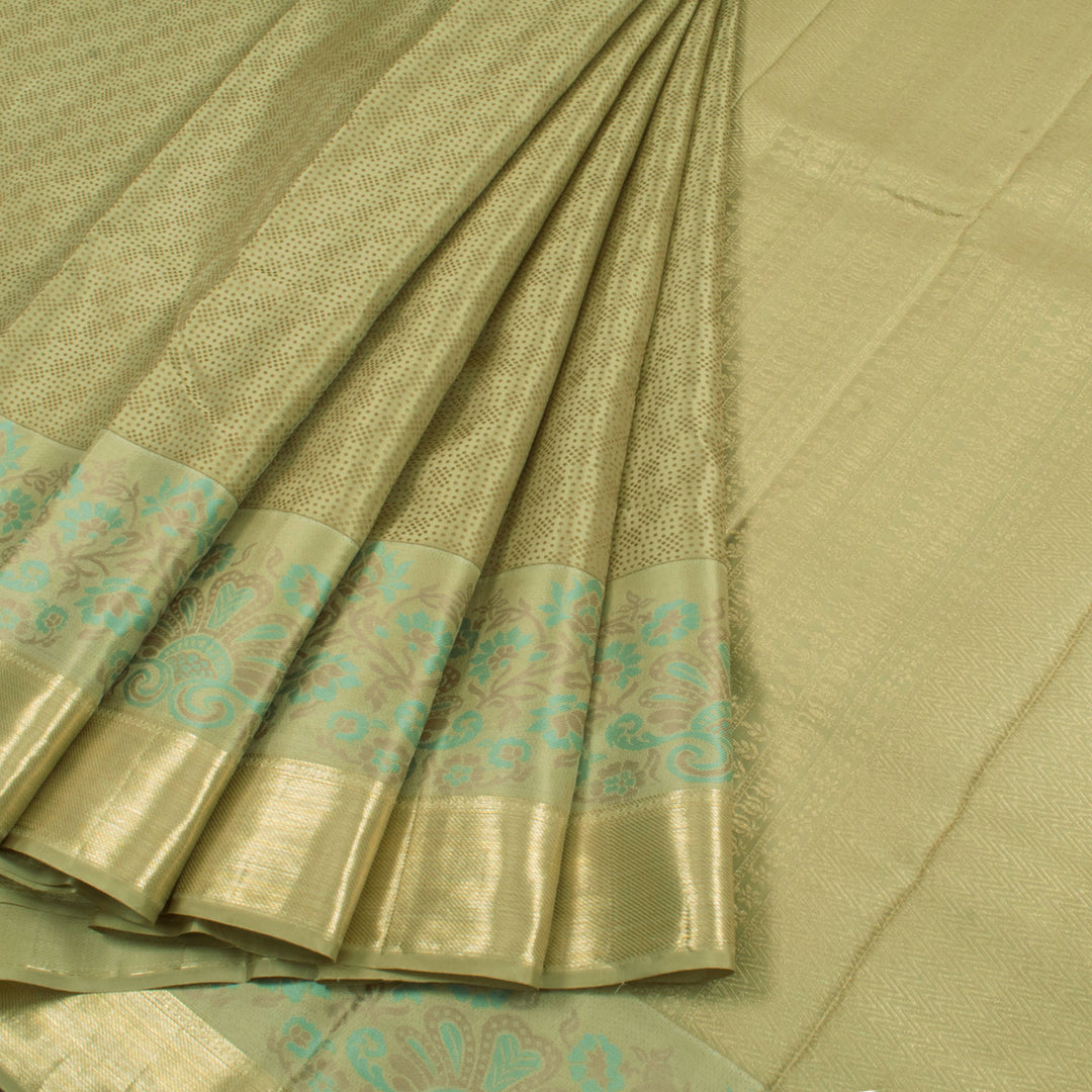 Handloom Pure Zari Jacquard Kanjivaram Silk Saree 10057040