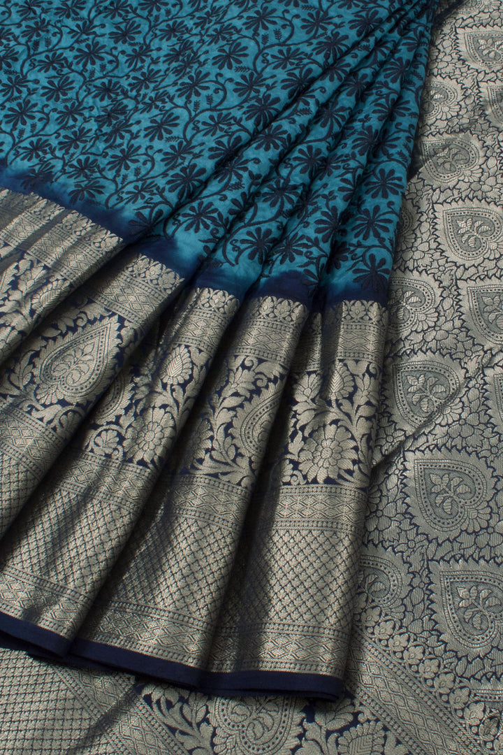 Embroidered Kanjivaram Pure Silk Saree 10058225