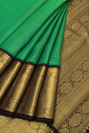 Pure Zari Korvai Kanjivaram Silk Saree 10058736