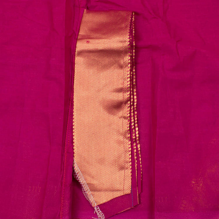 1 to 5 Yrs Size Pure Silk Kanchipuram Pattu Pavadai 10052948