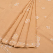 Chikankari Embroidered Cotton Saree 10055258