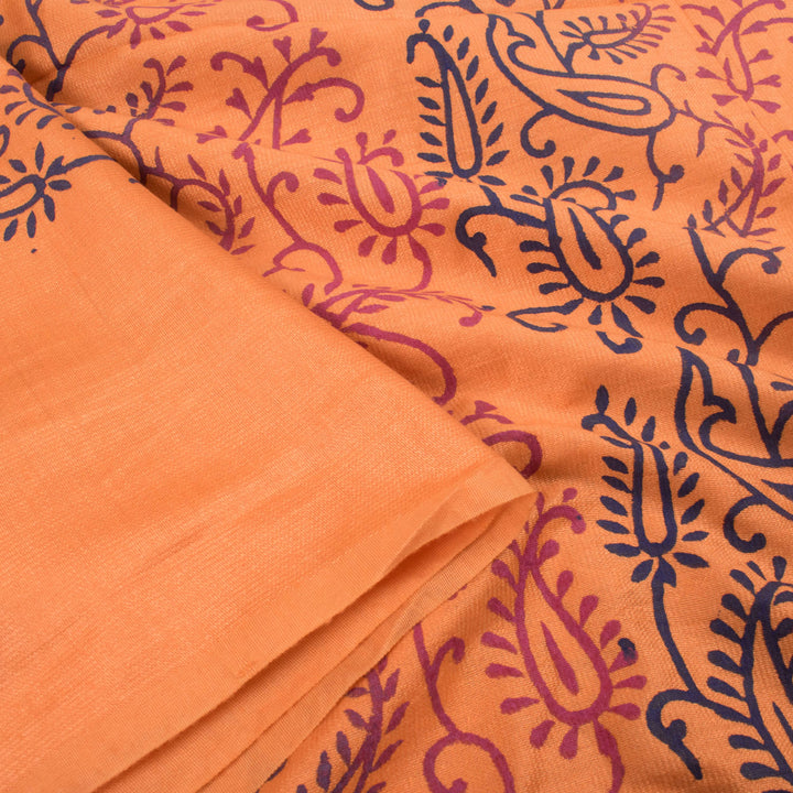 Hand Block Printed Silk Cotton Salwar Suit Material 10055039