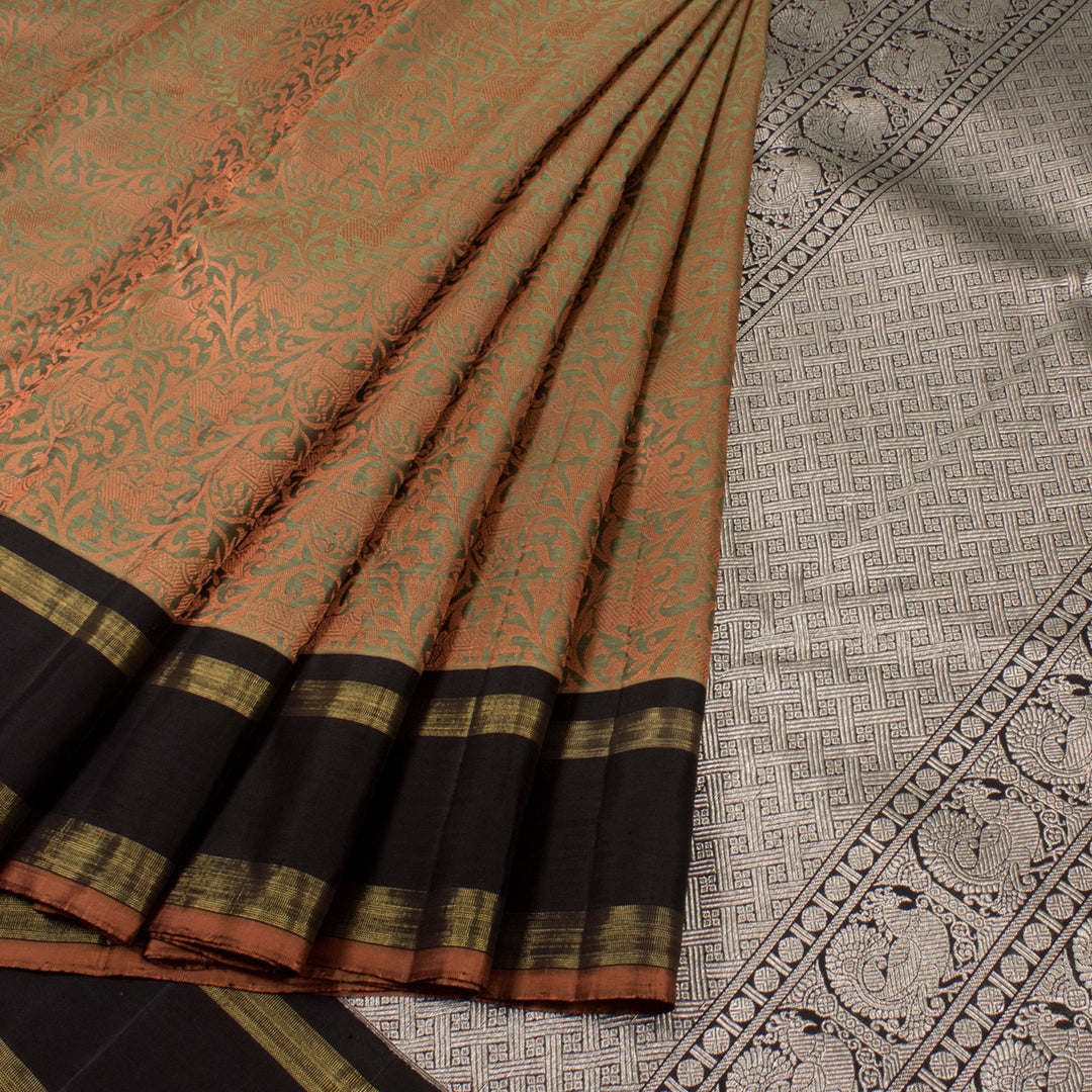 Handloom Threadwork Kanchipuram Jacquard Silk Saree 10055214