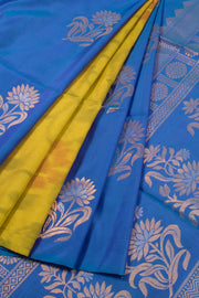 Admiral Blue Handloom Kanjivaram Soft Silk Saree 10059469