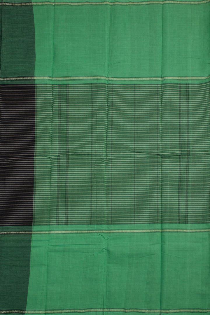 Green Muppagam Handloom Kanchi Cotton Saree 10061813