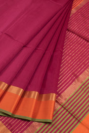Handloom Maheshwari Silk Cotton Saree 10058815