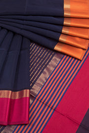 Handloom Maheshwari Silk Cotton Saree 10058817