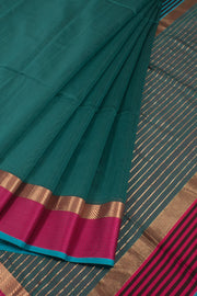 Handloom Maheshwari Silk Cotton Saree 10058818