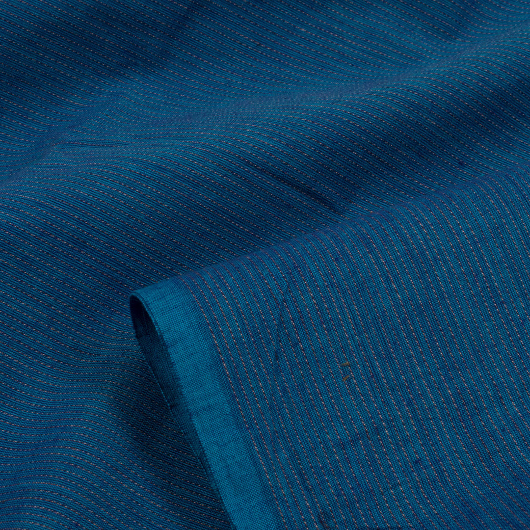 Hand Block Printed Tussar Silk Salwar Suit Material 10055458