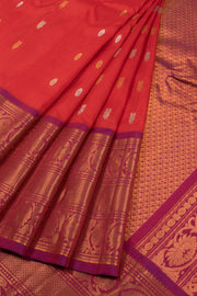 Handloom Gadwal Kuttu Silk Saree 10058763