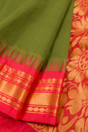 Handwoven Gadwal Kuttu Cotton Saree 100614335
