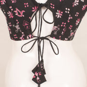 Sweetheart Neck Kantha Embroidered Cotton Blouse 10059249