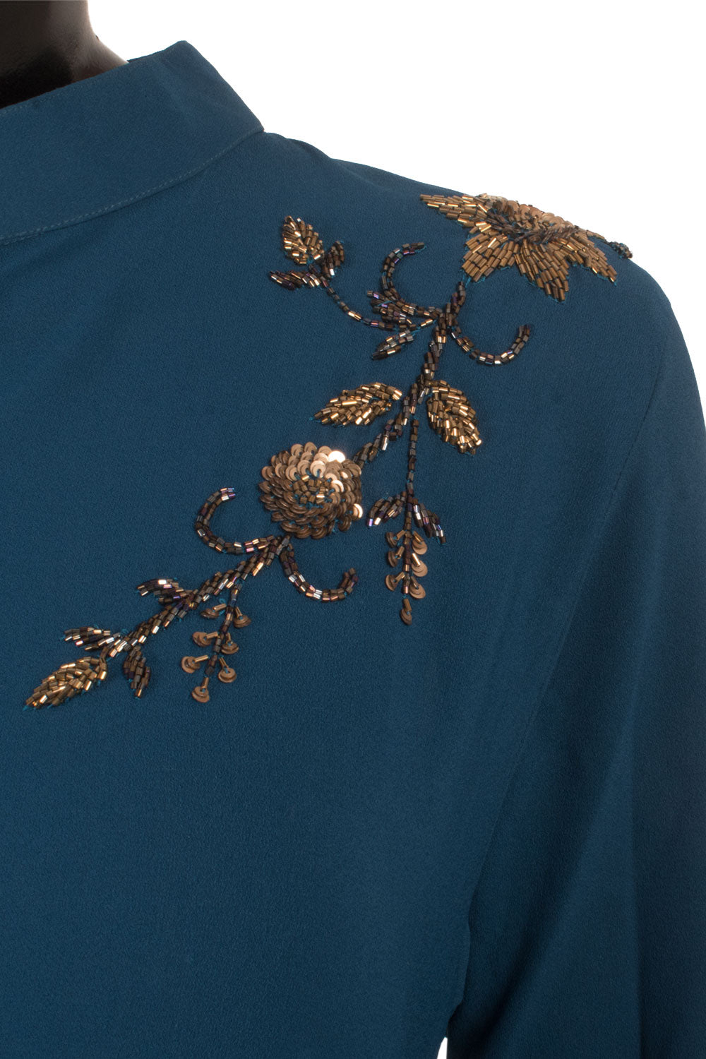 Sequin Work Symmetrical Viscose Cotton Dress 10058294
