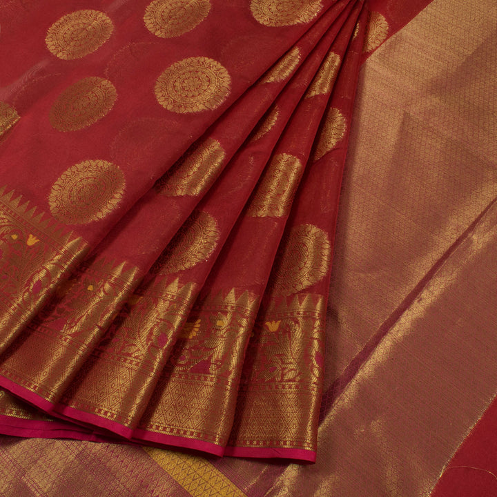 Handloom Banarasi Silk Cotton Saree 10056831