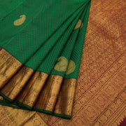 Handloom Pure Zari Jacquard Kanjivaram Silk Saree 10056280