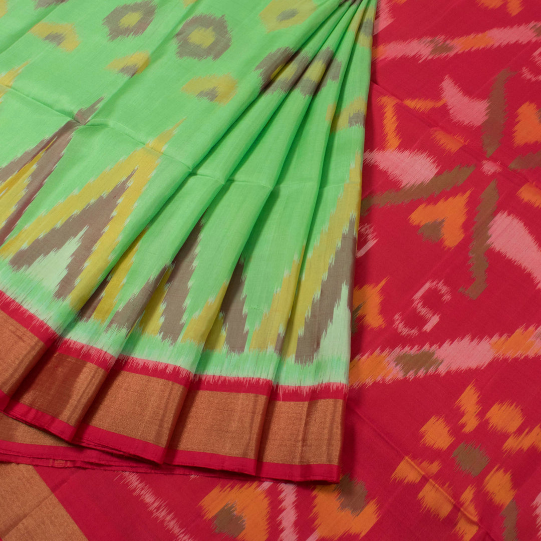 Handloom Ikat Kanjivaram Soft Silk Saree 10054575