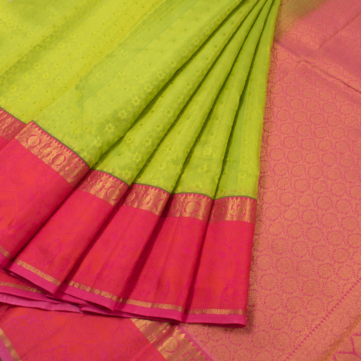 Kanjivaram Pure Silk Jacquard Saree 10054173