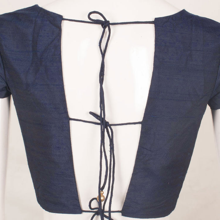 Handcrafted Raw Silk Blouse 10053489