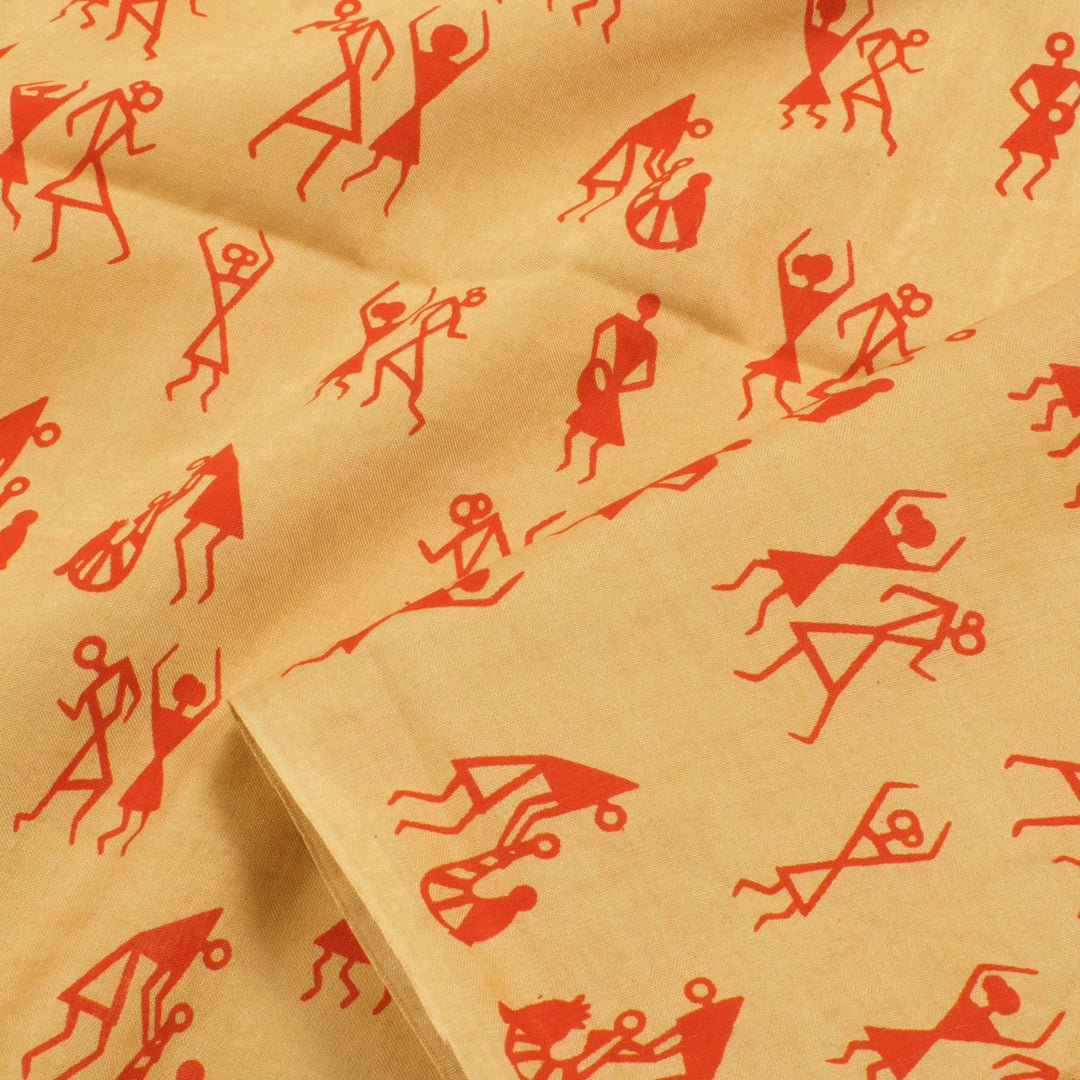 Printed Bhagalpur Silk Salwar Suit Material 10056887