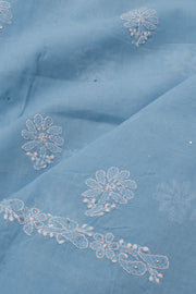 Chikankari Embroidered Cotton Salwar Suit Material 10057972