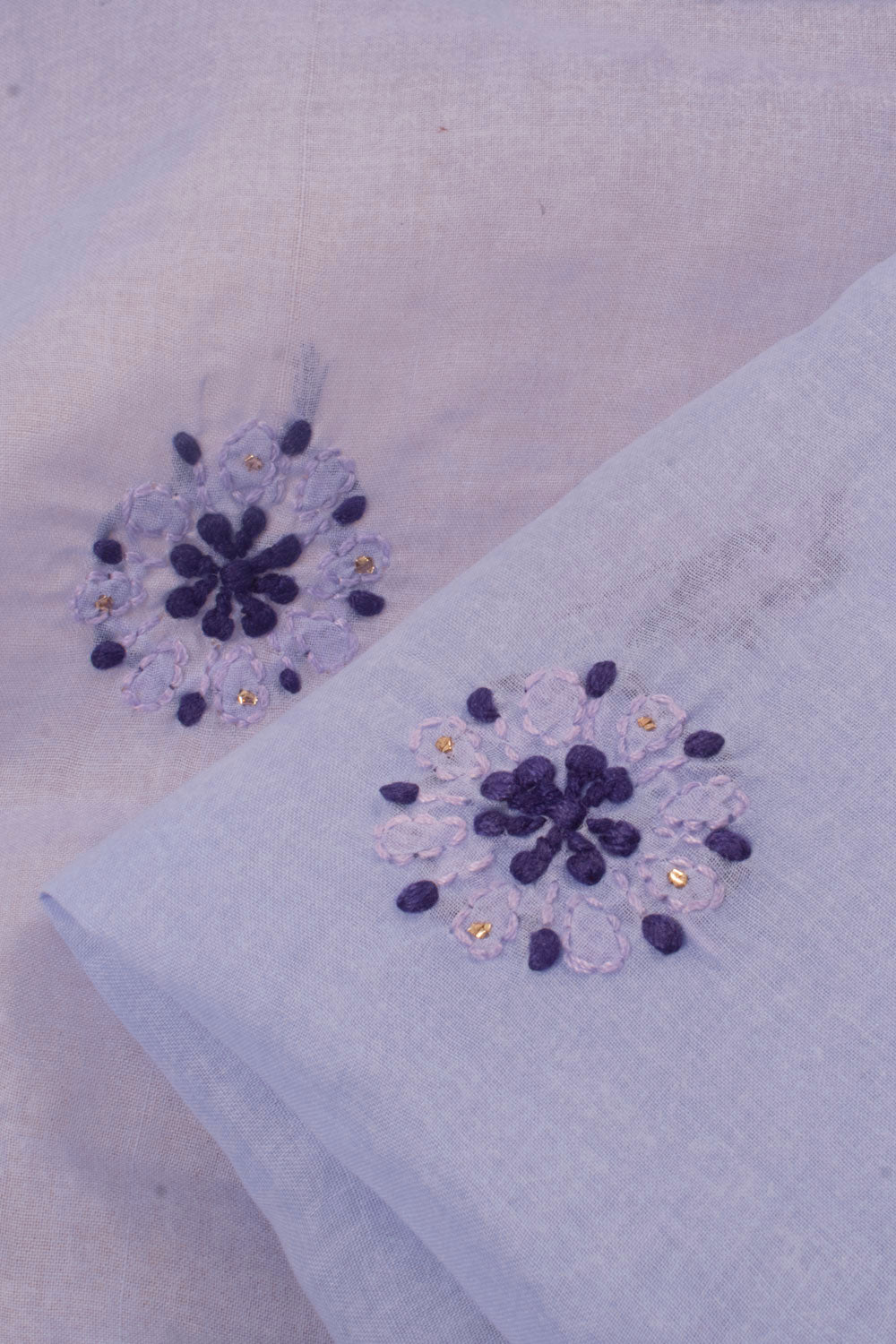 Chikankari Embroidered Cotton Salwar Suit Material 10057973