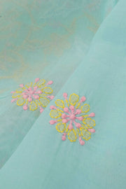 Chikankari Embroidered Cotton Salwar Suit Material 10057974