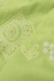 Chikankari Embroidered Cotton Salwar Suit Material 10057978