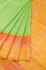 Mint Green Handloom Kanjivaram Soft Silk Saree 10059282
