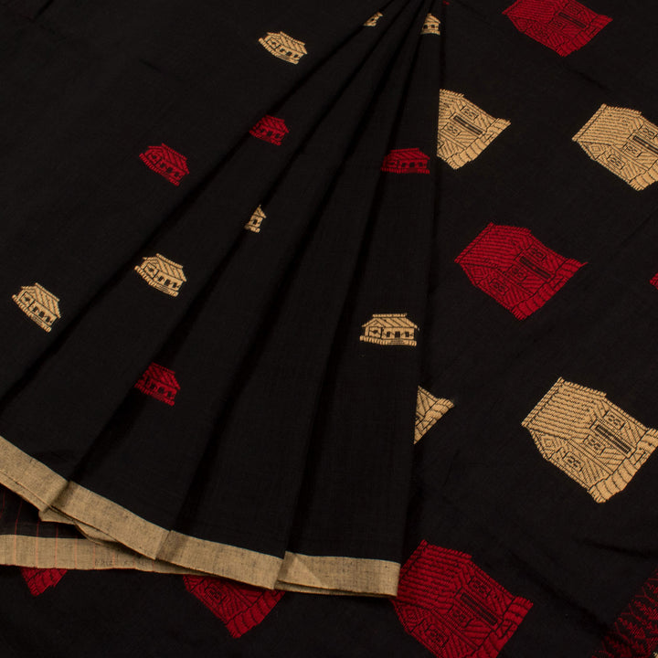 Handloom Bengal Cotton Saree 10056363