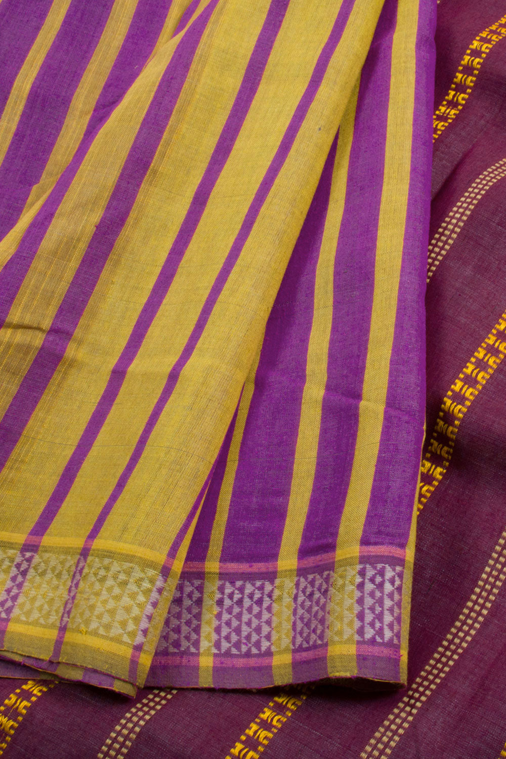 Yellow Handloom Odisha Tussar Silk Saree 10060303