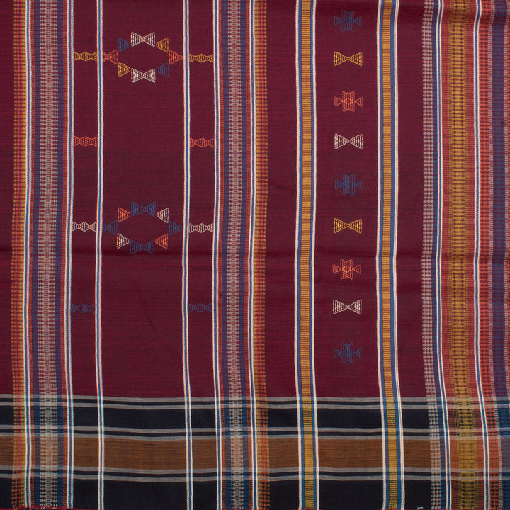 Handwoven Kutchi Weave Cotton Saree 10055794