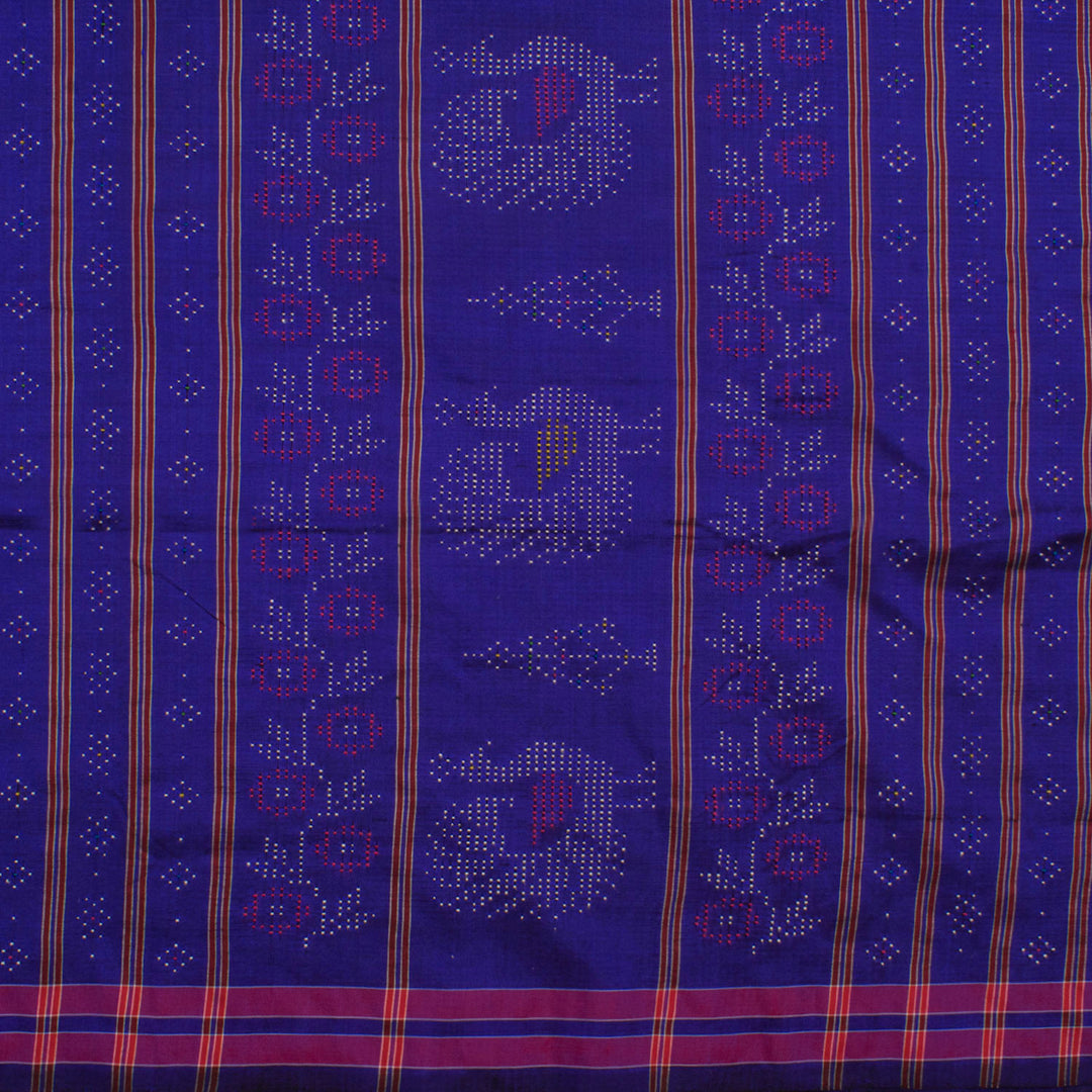 Handwoven Tangaliya Silk Cotton Saree 10055806