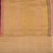 Pen Kalamkari Korvai Pure Zari Kanjivaram Silk Saree 10055879