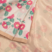 Printed Handloom Chanderi Silk Cotton Saree 10055916