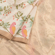 Printed Handloom Chanderi Silk Cotton Saree 10055917