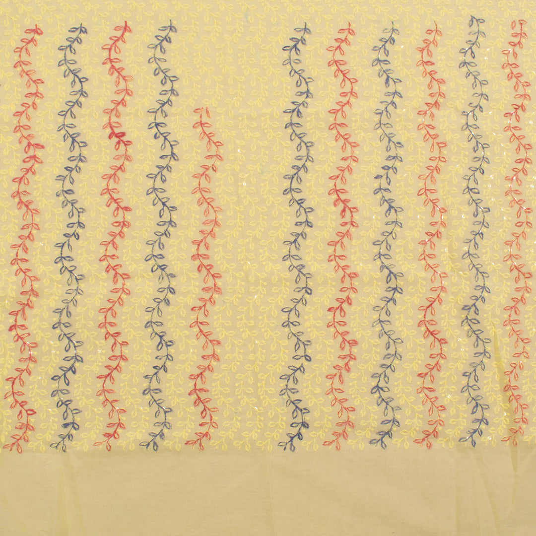 Hand Embroidered Hakoba Cotton Salwar Suit Material 10056956