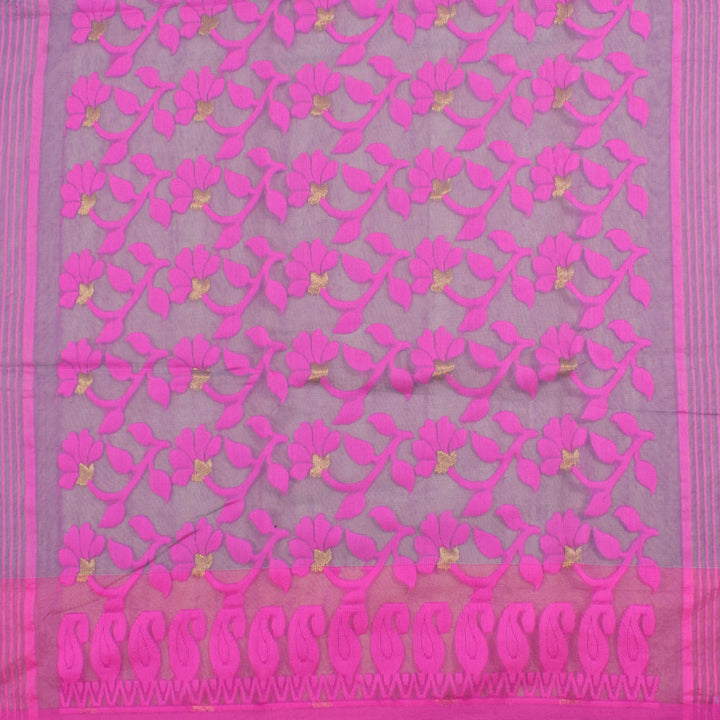 Handloom Dhakai Style Cotton Saree 10056949