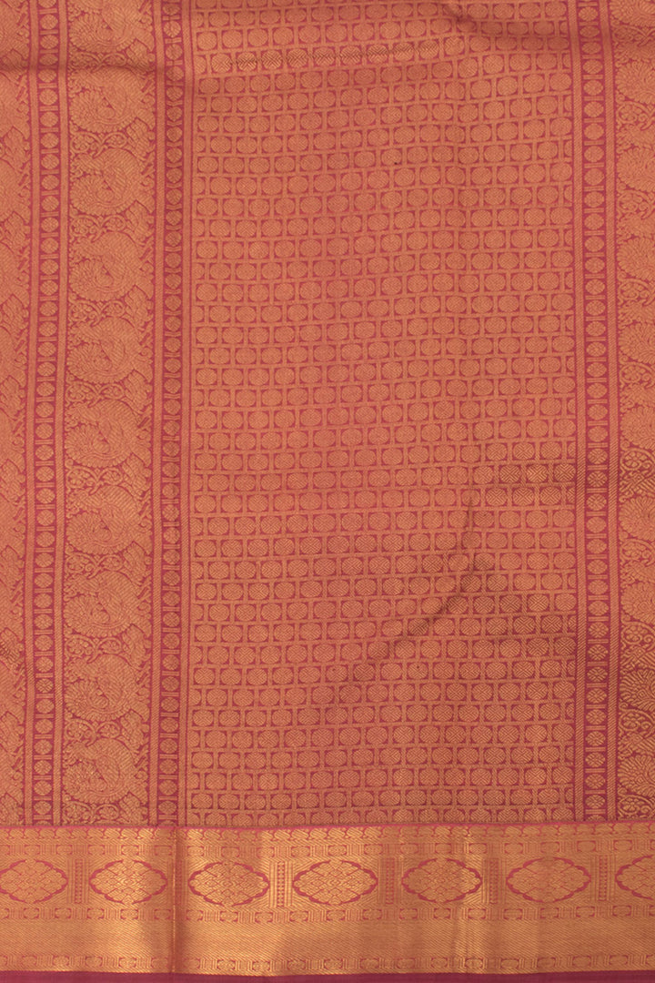 Handloom Pure Zari Bridal Jacquard Kanjivaram Silk Saree 10057130