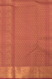 Dark Rose Pink Pure Zari Bridal Kanjivaram Silk Saree 10057130