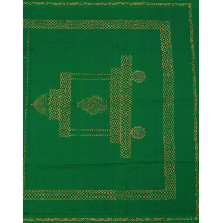 Hand Block Printed Cotton Saree 10057197