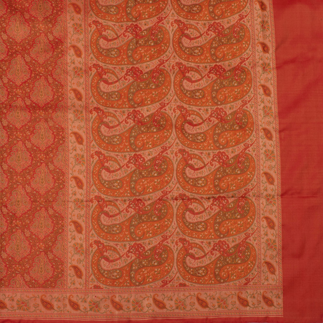 Handloom Banarasi Jamawar Tanchoi Katan Silk Saree 10057287