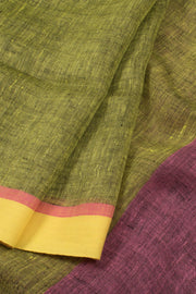 Handloom Bhagalpur Linen Saree 10057608