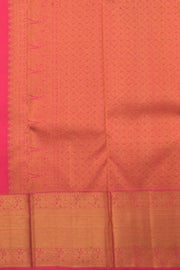 Pink Handloom Bridal Nakashi Kanjivaram Silk Saree 10057675