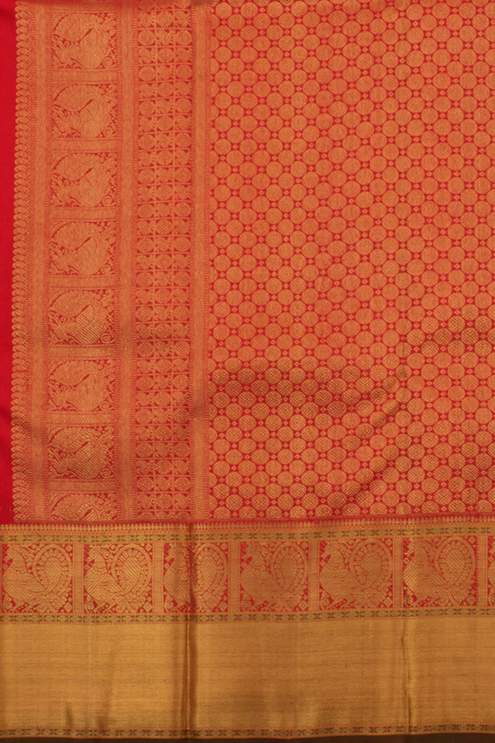 Handloom Pure Zari Bridal Kanjivaram Silk Saree 10057682